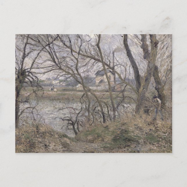 Camille Pissarro | The Banks of the Oise Postcard (Front)