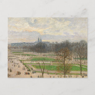Camille Pissarro - The Garden of the Tuileries Postcard