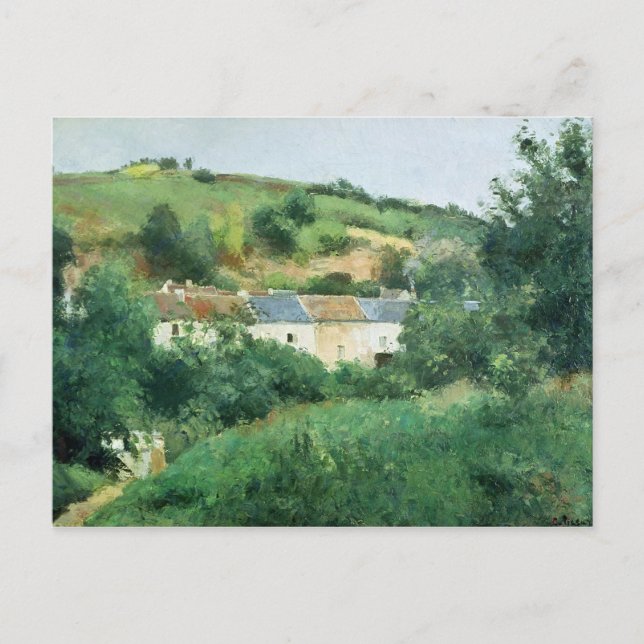 Camille Pissarro | The Path in the Village, 1875 Postcard (Front)