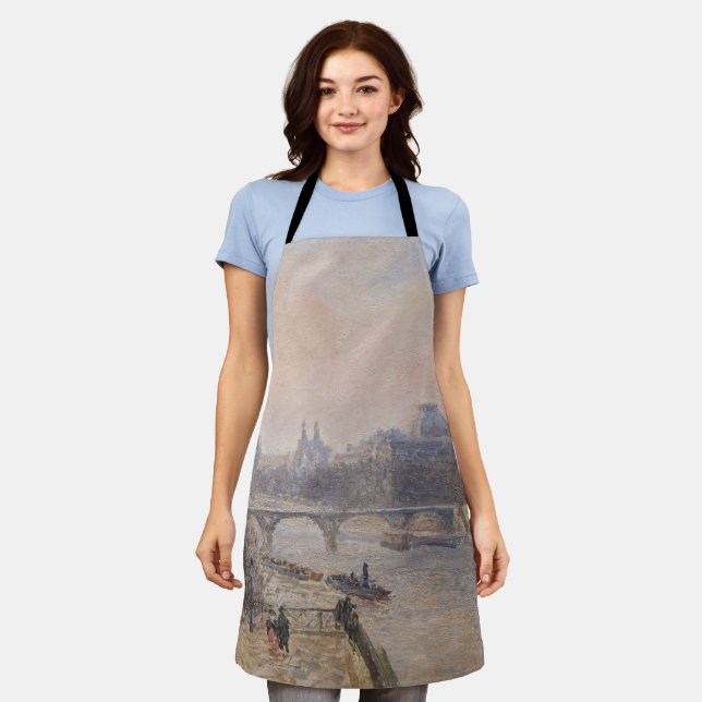 Camille Pissarro - The Seine and the Louvre Apron (Worn)