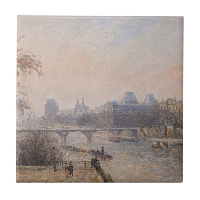 Camille Pissarro - The Seine and the Louvre Tile (Front)