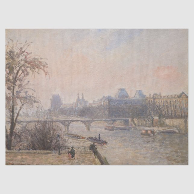 Camille Pissarro - The Seine and the Louvre Tissue Paper (Front)