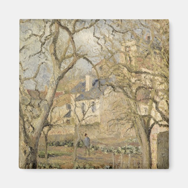 Camille Pissarro | The Vegetable Garden, 1878 Magnet (Front)