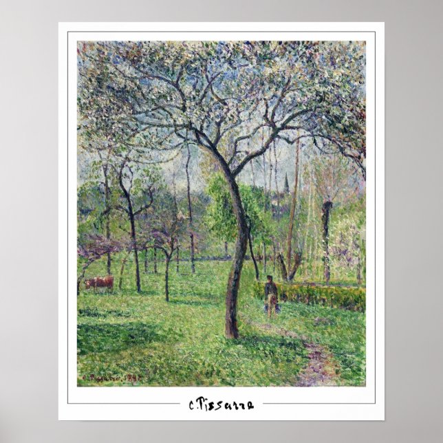 Camille Pissarro Zedign Art Poster #194-2 (Front)