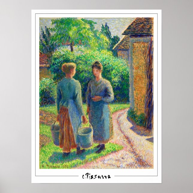 Camille Pissarro Zedign Art Poster #295-2 (Front)