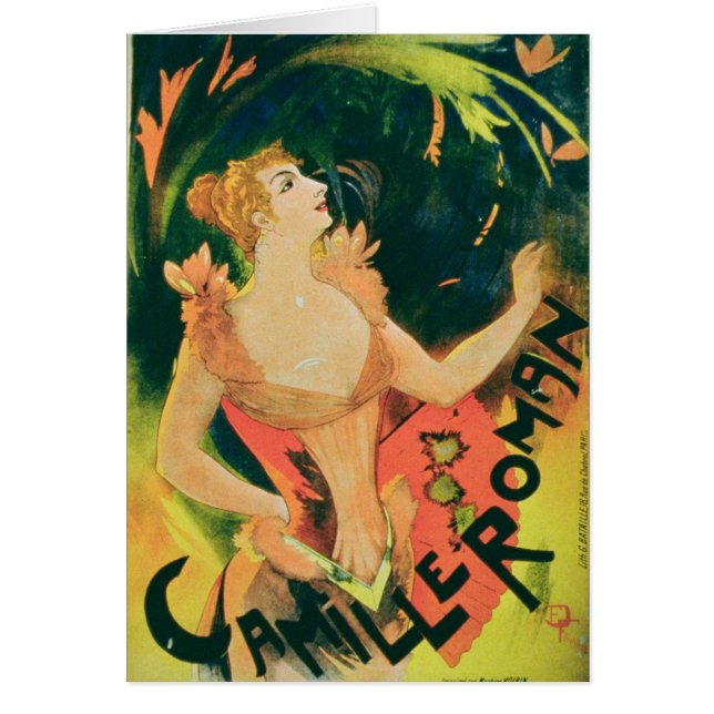 'Camille Roman' (colour litho) (Front)
