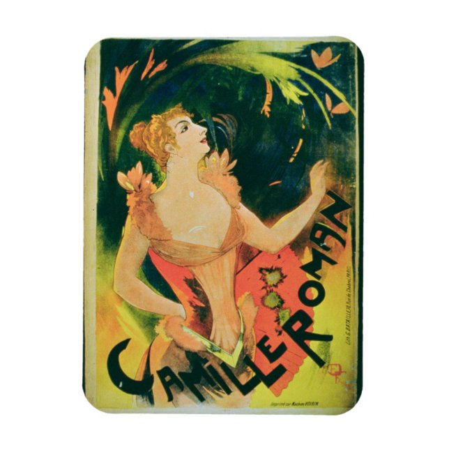 'Camille Roman' (colour litho) Magnet (Vertical)