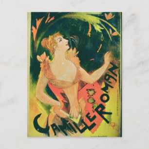 'Camille Roman' (colour litho) Postcard