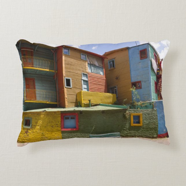 Caminito, La Boca, Buenos Aires Decorative Cushion (Front)