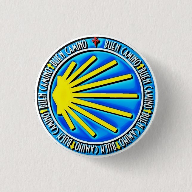 Camino de Santiago 3 Cm Round Badge (Front)