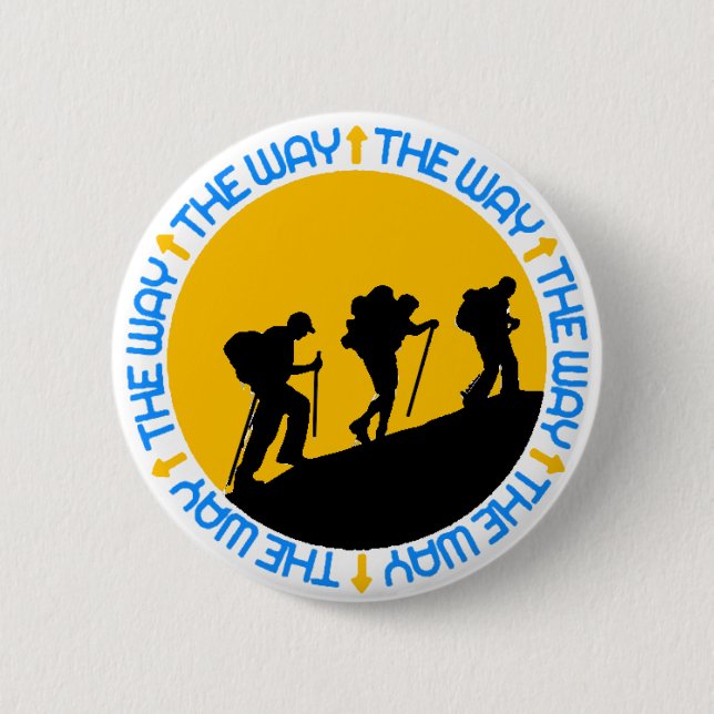 Camino de Santiago 6 Cm Round Badge (Front)