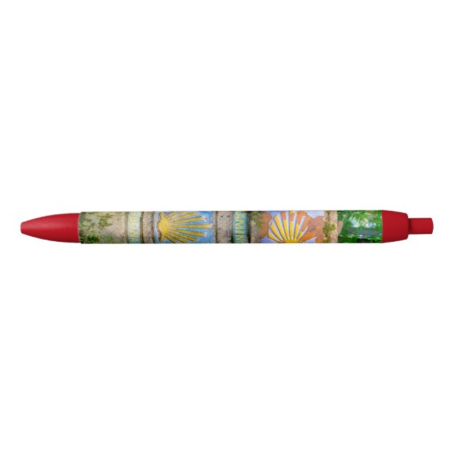 Camino de Santiago Black Ink Pen (Front)