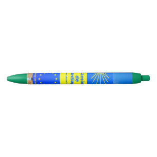 Camino de Santiago Black Ink Pen