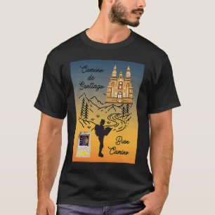 Camino de Santiago Buen Camino Female Pilgrim Shel T-Shirt