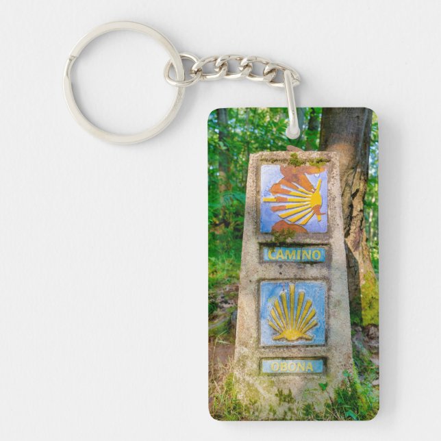 Camino de Santiago Key Ring (Front)