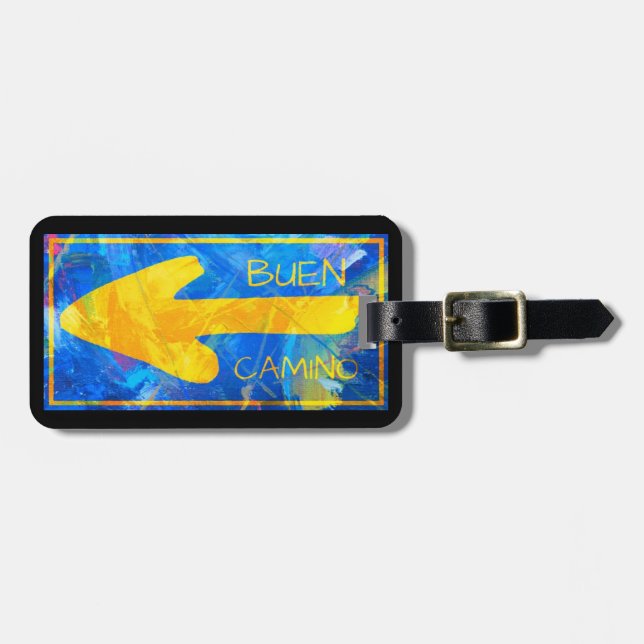 Camino de Santiago Luggage Tag (Front Horizontal)