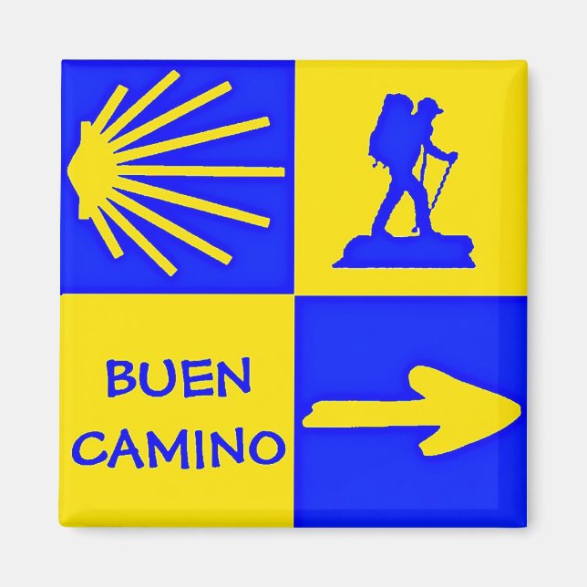 Camino de Santiago Magnet (Front)