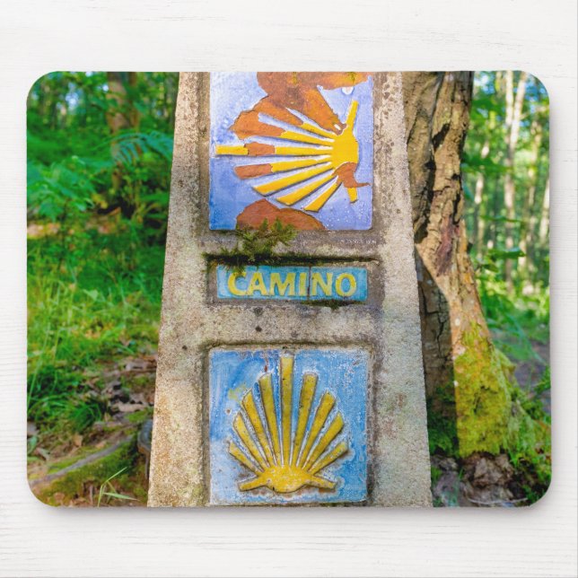 Camino de Santiago Mouse Pad (Front)