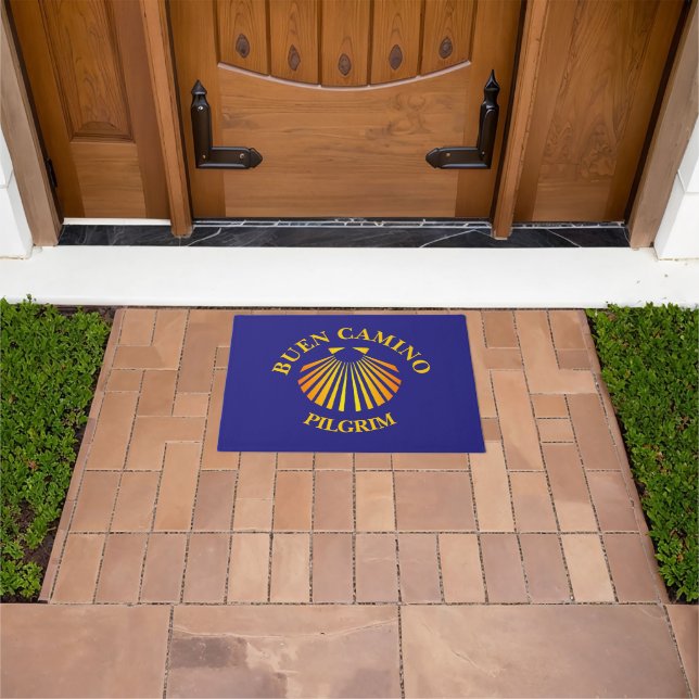 Camino de Santiago Pilgrim Doormat (Outdoor)