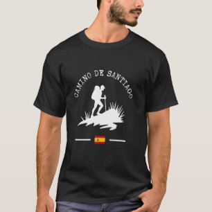 Camino de Santiago Pilgrim Way Spain Hiker Trekkin T-Shirt