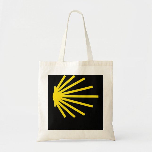 Camino de Santiago Scallop Shell Trail Symbol POCK Tote Bag (Front)