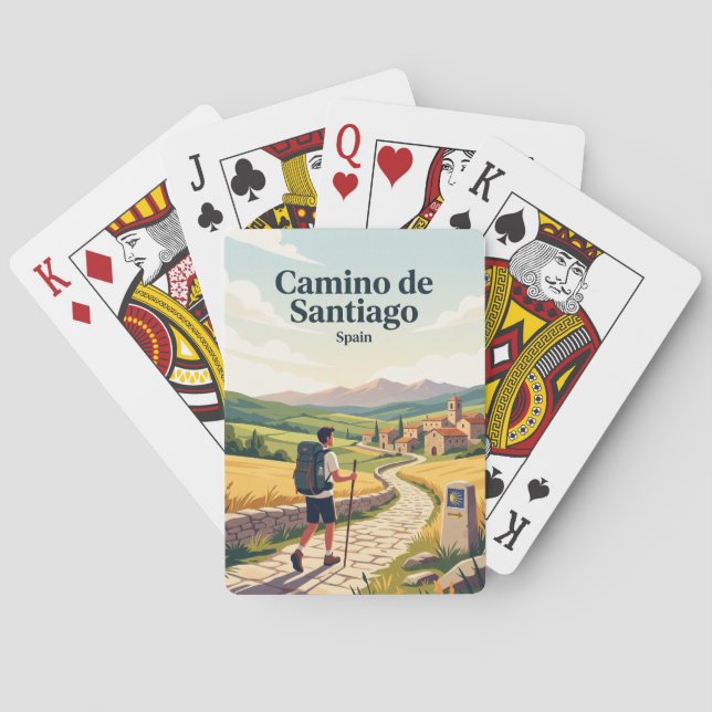 Camino de Santiago Spain Playing Cards (Back)