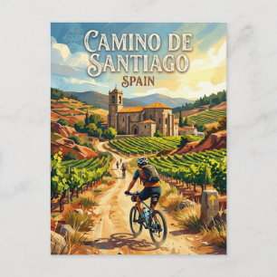 Camino de Santiago Spain Postcard