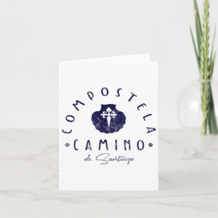 Camino De Santiago Spain Scallop Shell St James Hi Card