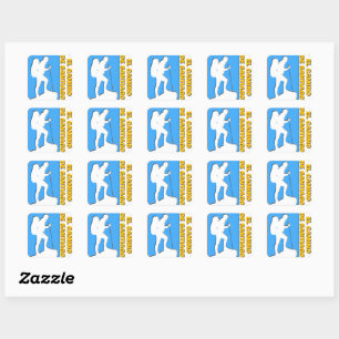 Camino de Santiago Square Sticker