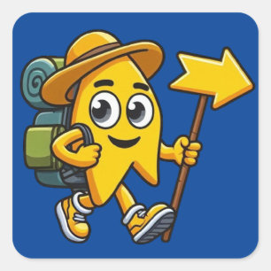 Camino de Santiago Square Sticker