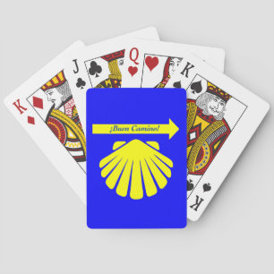Camino de Santiago Symbols Playing Cards