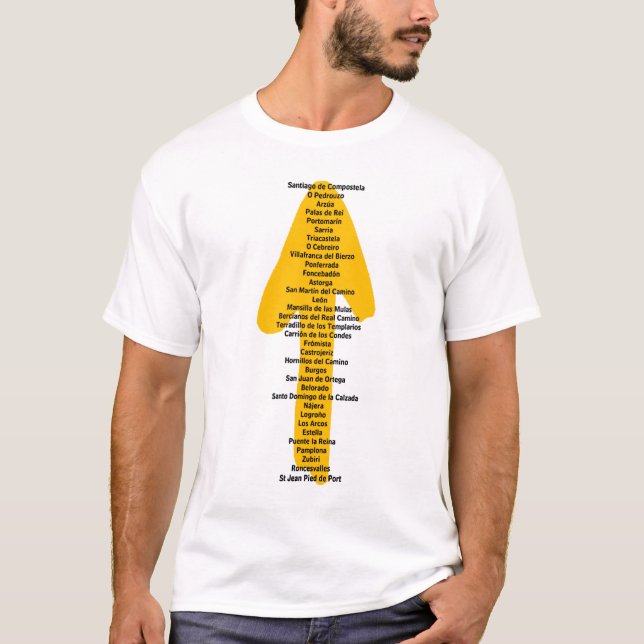 Camino de Santiago T-Shirt (Front)
