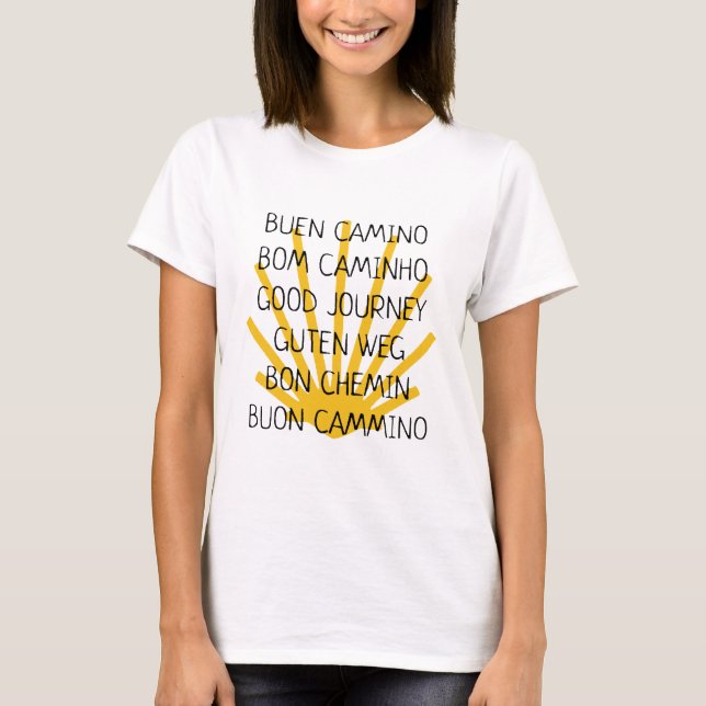 Camino de Santiago T-Shirt (Front)