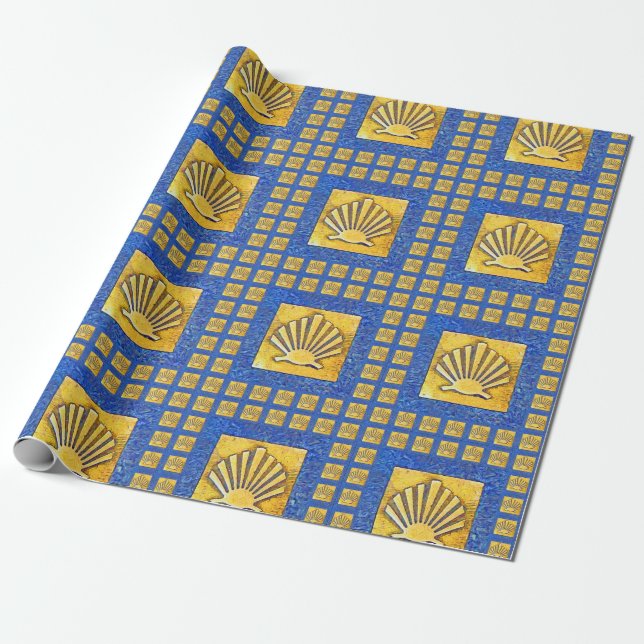 Camino de Santiago The way of st James 0029 Wrapping Paper (Unrolled)