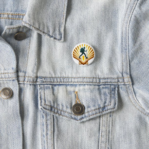 Camino de Santiago The way of st James 0098 3 Cm Round Badge