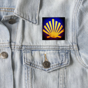 Camino de Santiago The way of st James 0248 15 Cm Square Badge