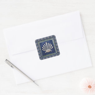 Camino de Santiago The way of st James 0291 Square Sticker
