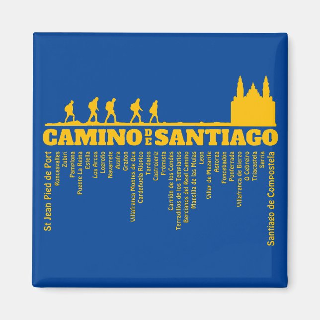 Camino de Santiago The way of st James 0323 Magnet (Front)