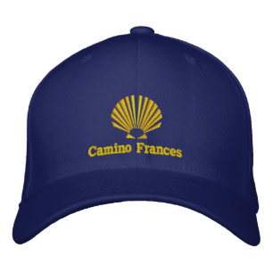 Camino Frances Pilgrims Scallop shell Embroidered Hat