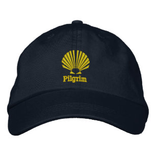 Camino Frances Pilgrims Scallop shell Embroidered Hat
