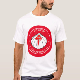 Camino primitivo pilgrims shell Patch T-Shirt
