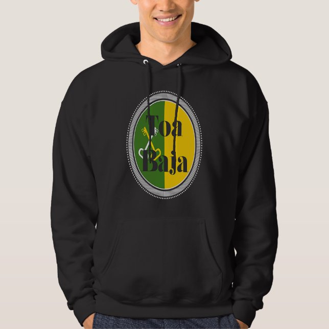 Camisas de Puerto Rico Hecho En Toa Baja Hoodie (Front)