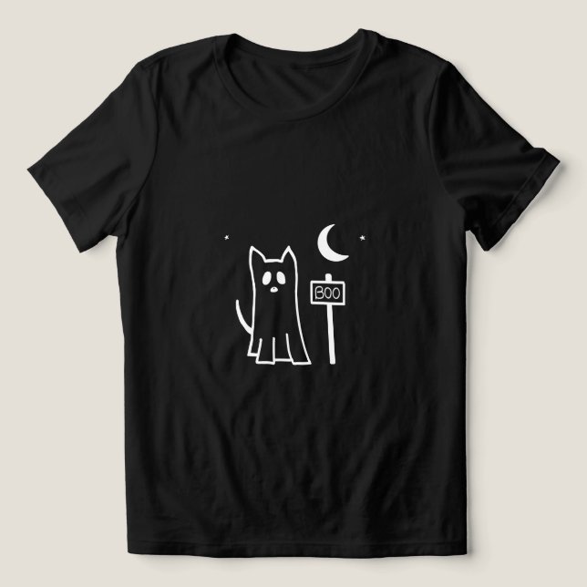camiseta cachorro fantasma - Halloween boo Tri-Blend Shirt (Design Front)