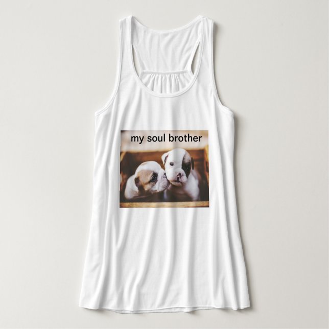 camiseta de cachorrinhos singlet (Design Front)