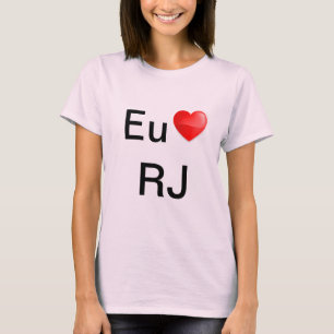 Camiseta Eu amo Rio de janeiro T-Shirt