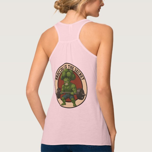 Camiseta Fem. Broccoli is the Secret - Back Singlet (Back)