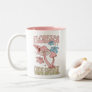 Camiseta floral boho Motivation Quote Two-Tone Coffee Mug