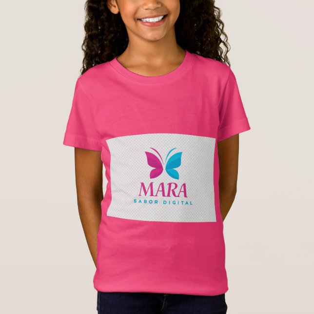 Camiseta Futurista “Sabor Digital” – Mara Collecti T-Shirt (Front)