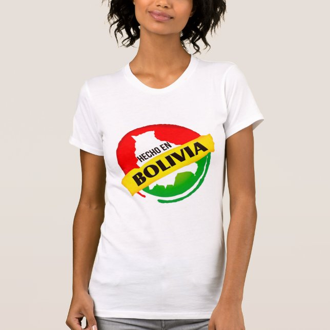 Camiseta Hecho en Bolivia T-Shirt (Front)