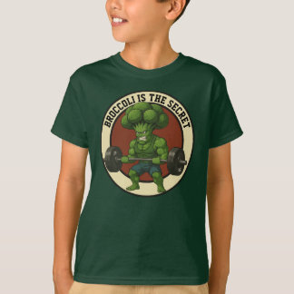Camiseta Infantil Broccoli is the Secret - Front T-Shirt